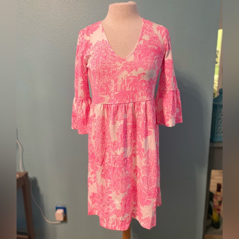 Lilly Pulitzer Jannie dress in Anniversary Toile Print NWOT